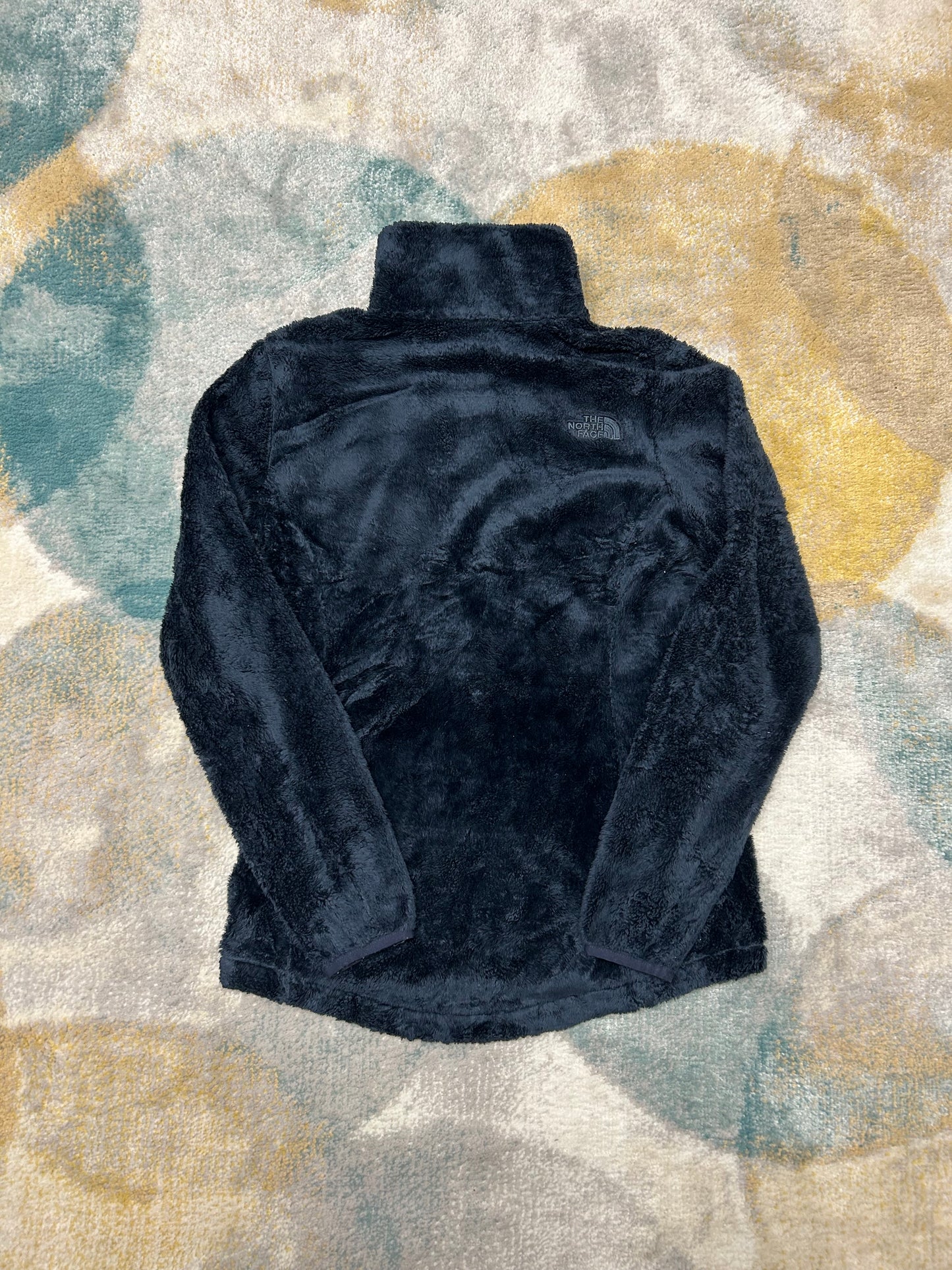 TheNorthFace dark blue fluffy fleece jacket
