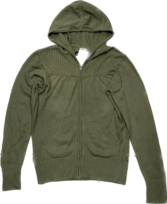 TheNorthFace Olive Green Knit Jacket