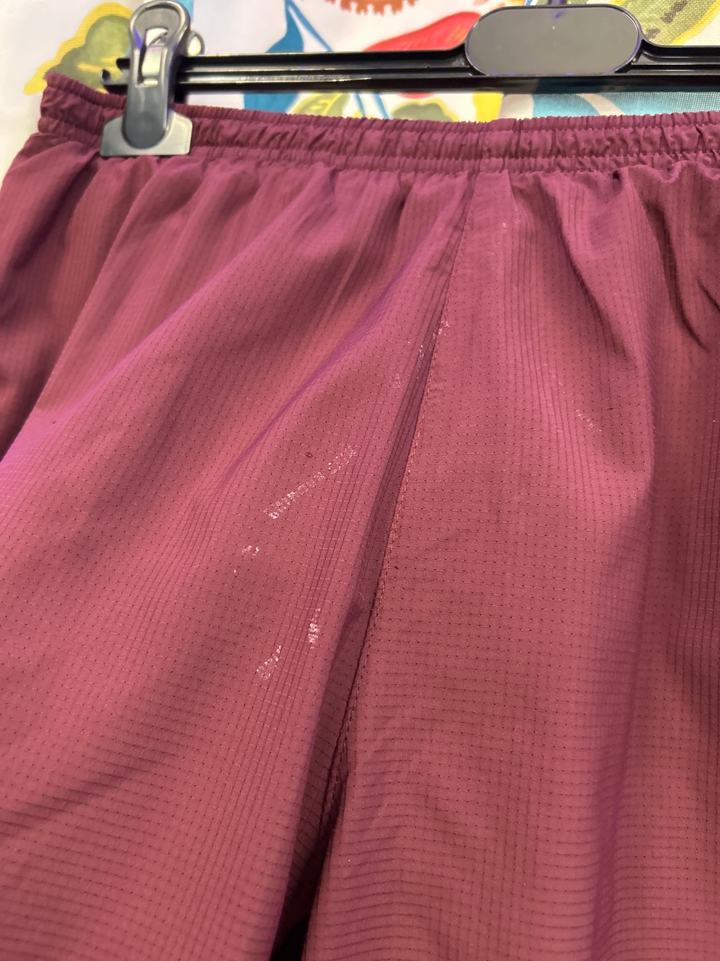Nike DriFit burgundy shorts