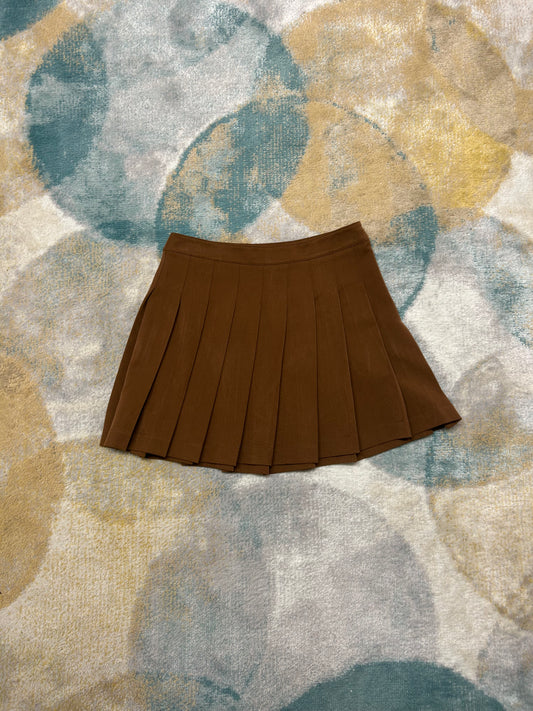 Y2k brown skirt