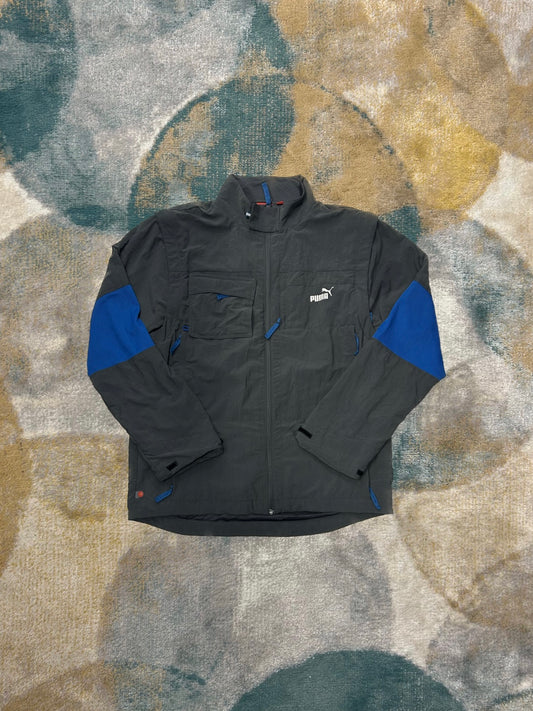 Puma Dark Grey and Blue Windbreaker