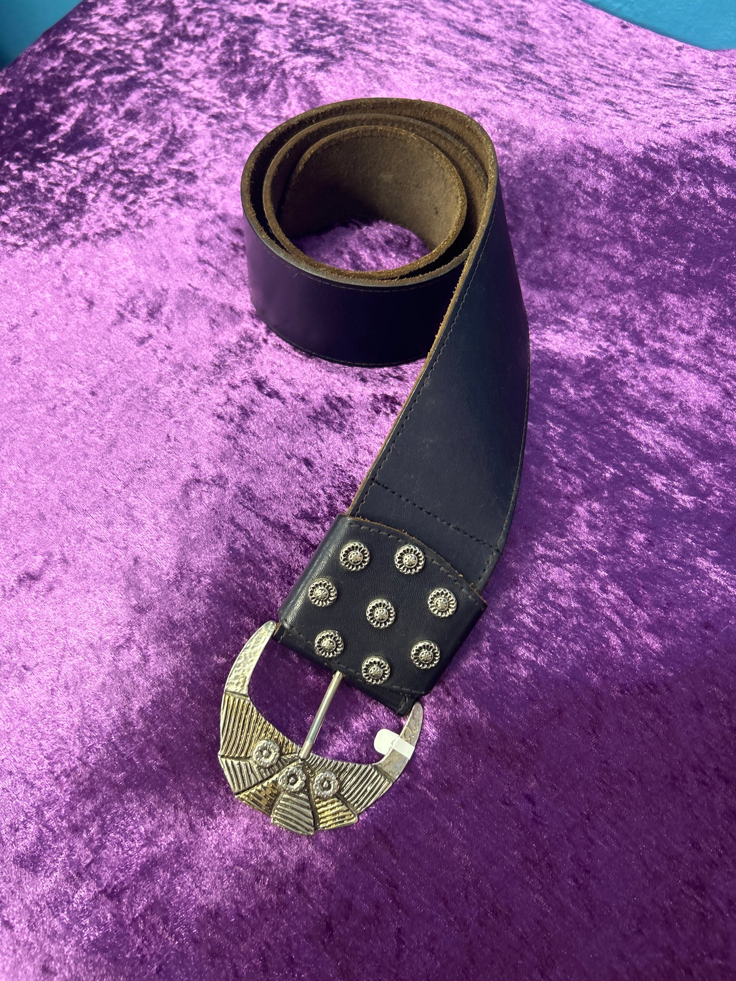 Black Leather Big Belt