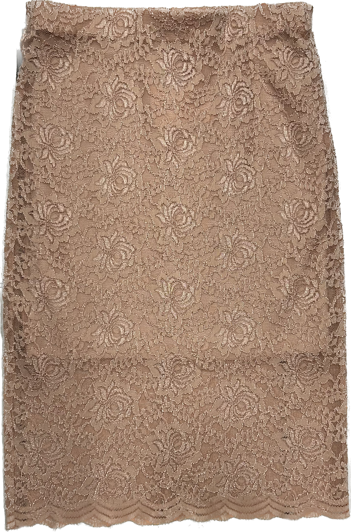 Pink Lace Maxi Skirt