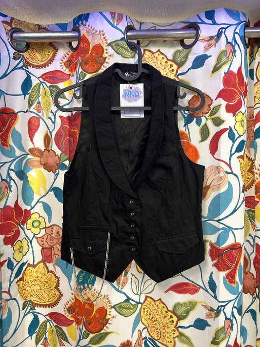 Y2k black vest