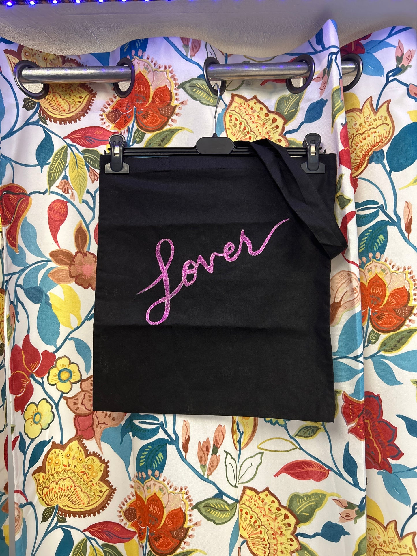 Taylor Swift 'Lover' Album Logo Inspired Handpainted Tote Bag