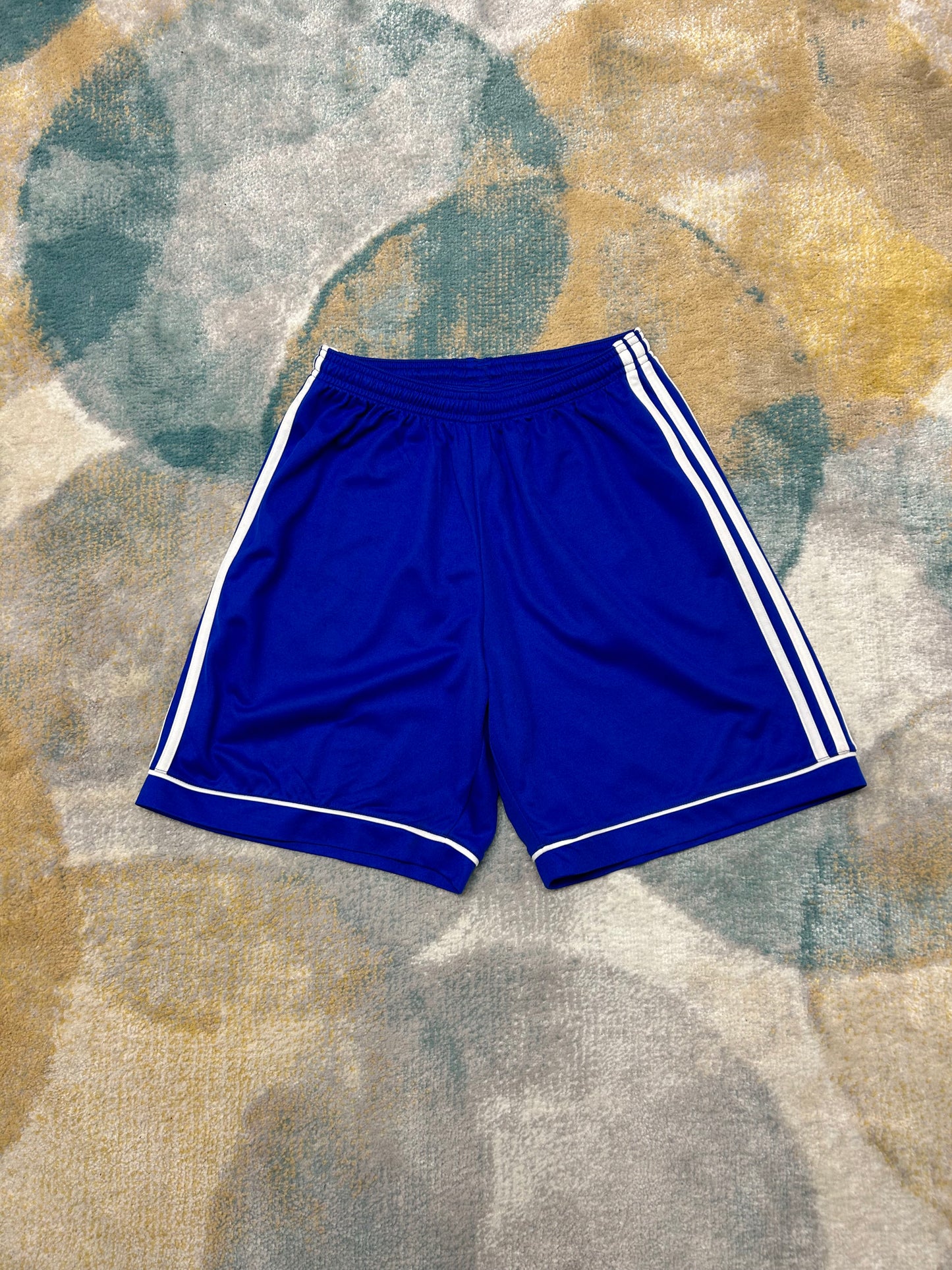 Adidas blue lightweight shorts