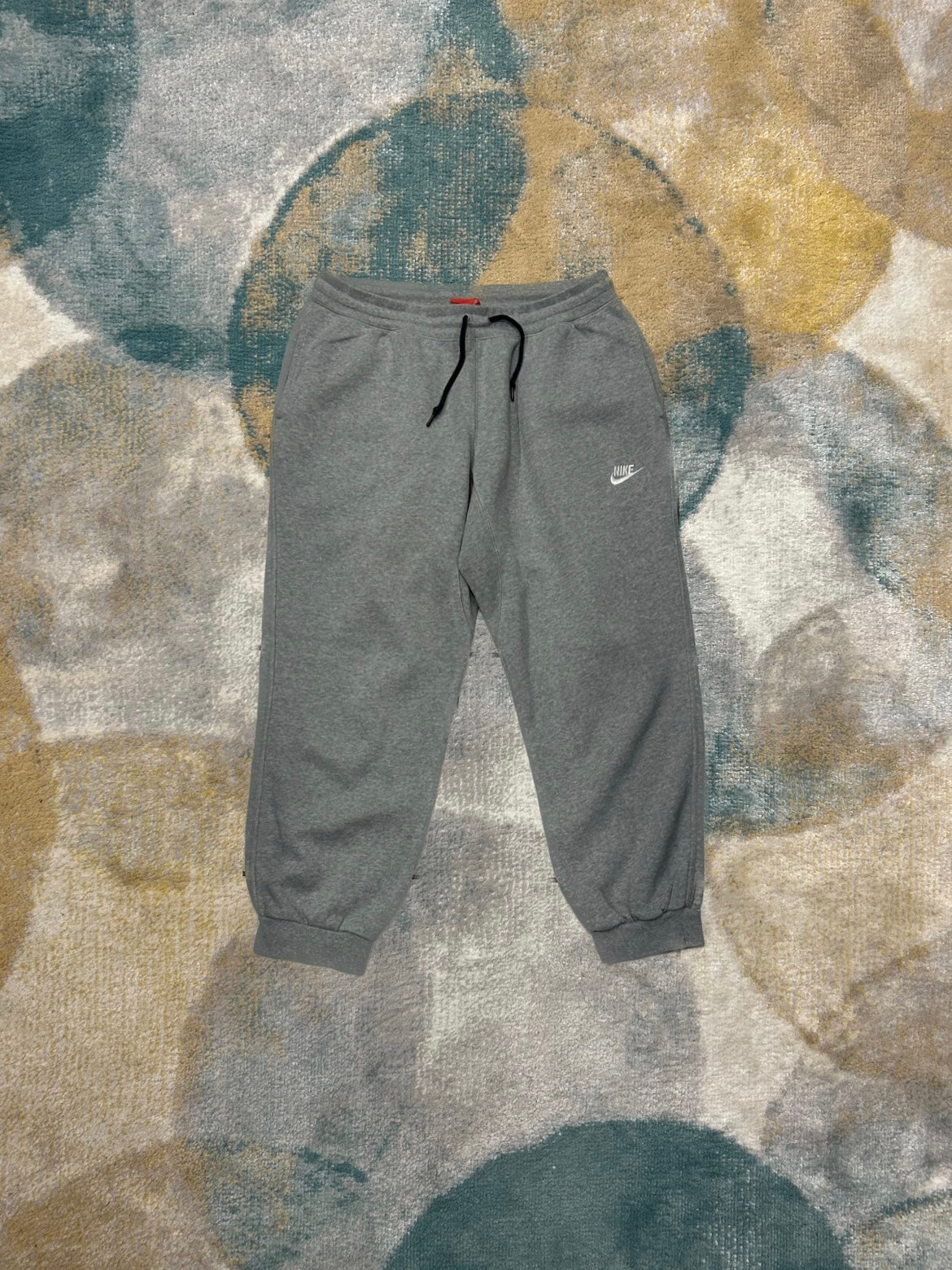 Nike Baggy Grey Cotton Sweatpants