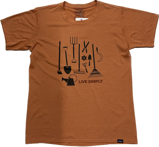 Patagonia Orange Live Simply T-shirt