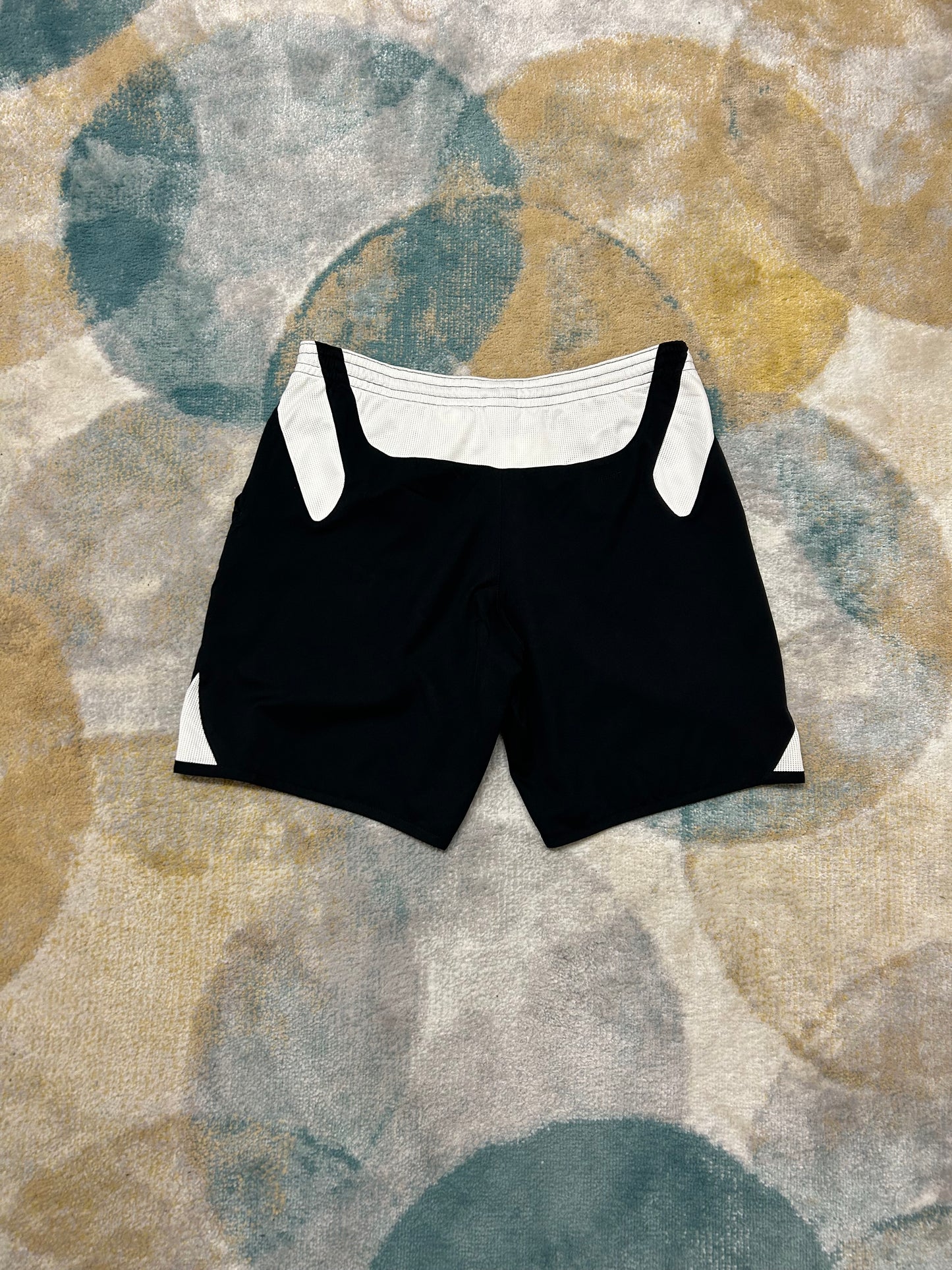 Nike DriFit black and white athletic shorts