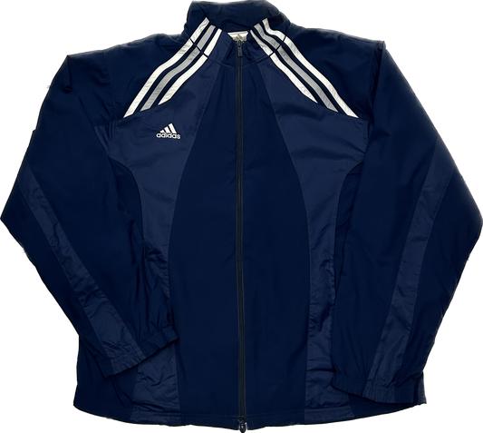 Adidas 00's Dark Blue 3 Stripe Windbreaker