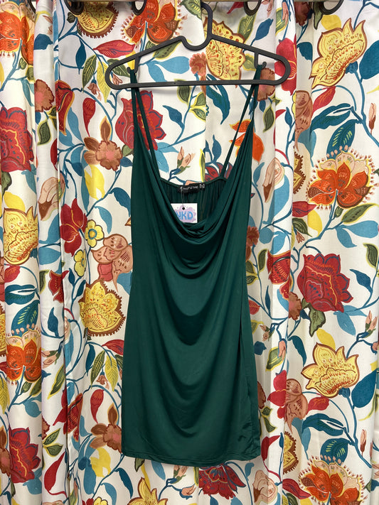 Emerald green dress