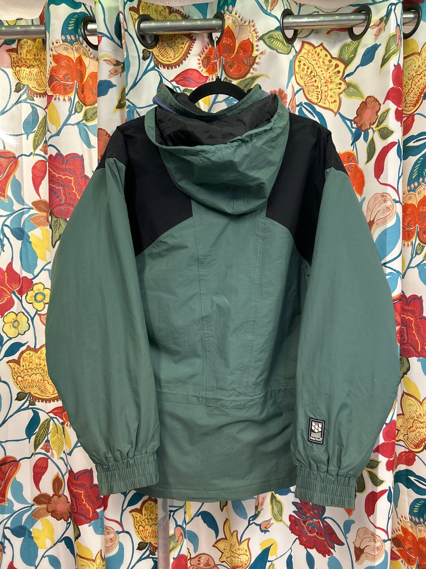 Helly Hansen Forest Green and Black Heavy Waterproof Jacket