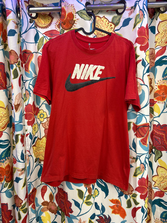 Nike Burgundy cotton T-shirt