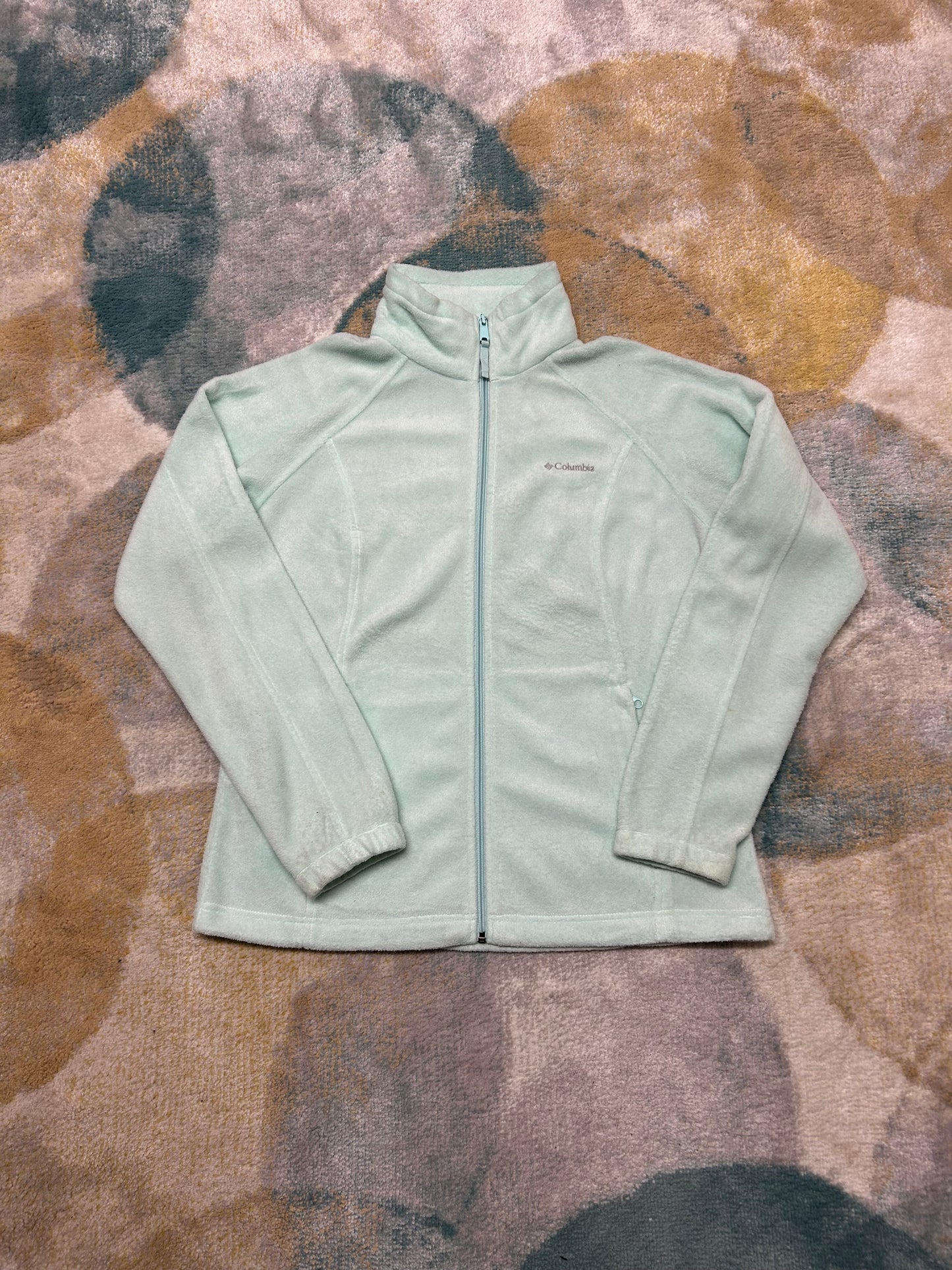 Columbia mint fleece jacket