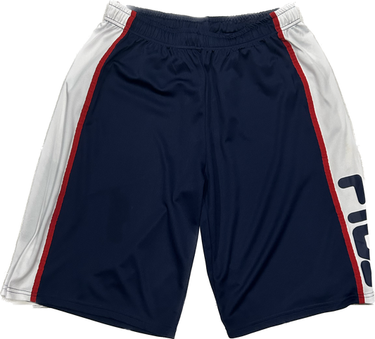 Fila Blue and White Basketball Shorts