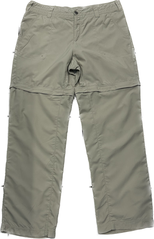 Columbia Titanium Beige 2-in-1 Hiking Pants + Shorts