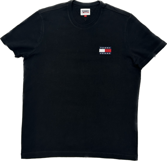 Tommy Hilfiger Black Heavy Cotton T-Shirt