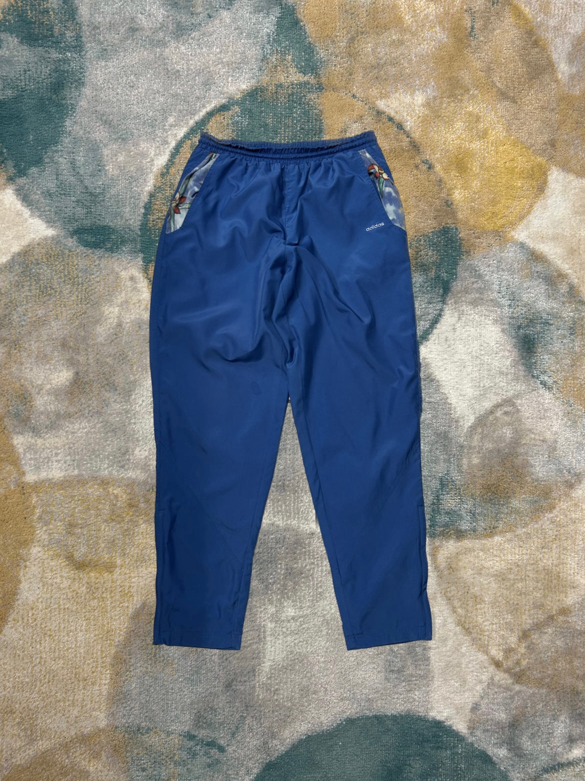 Adidas Blue Retro Parachute Pants