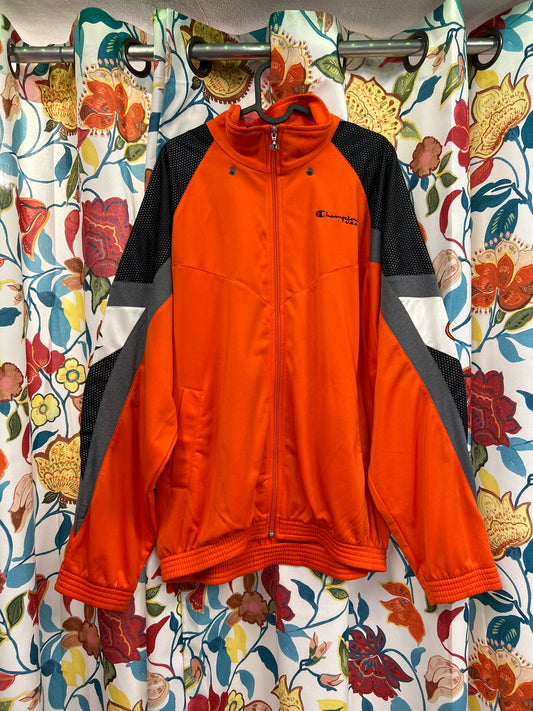 Champion retro neon orange jacket
