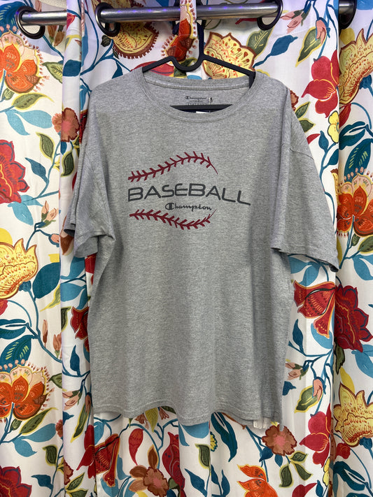 Champion baseball grey Cotton T-shirt