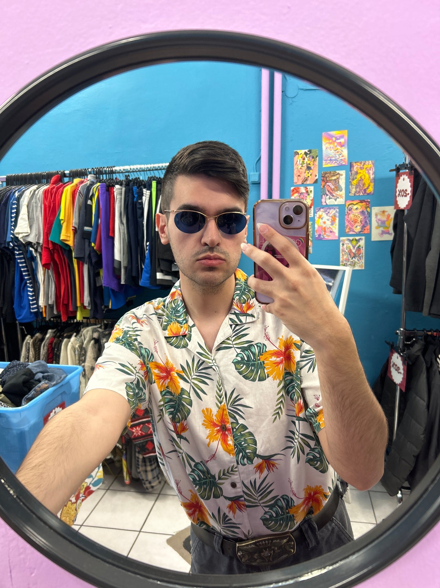 Nouvelle Vague Blue Tint Deadstock UV Sunglasses