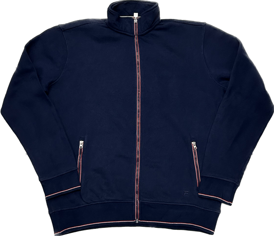 Fila Dark Blue Cotton Trackjacket