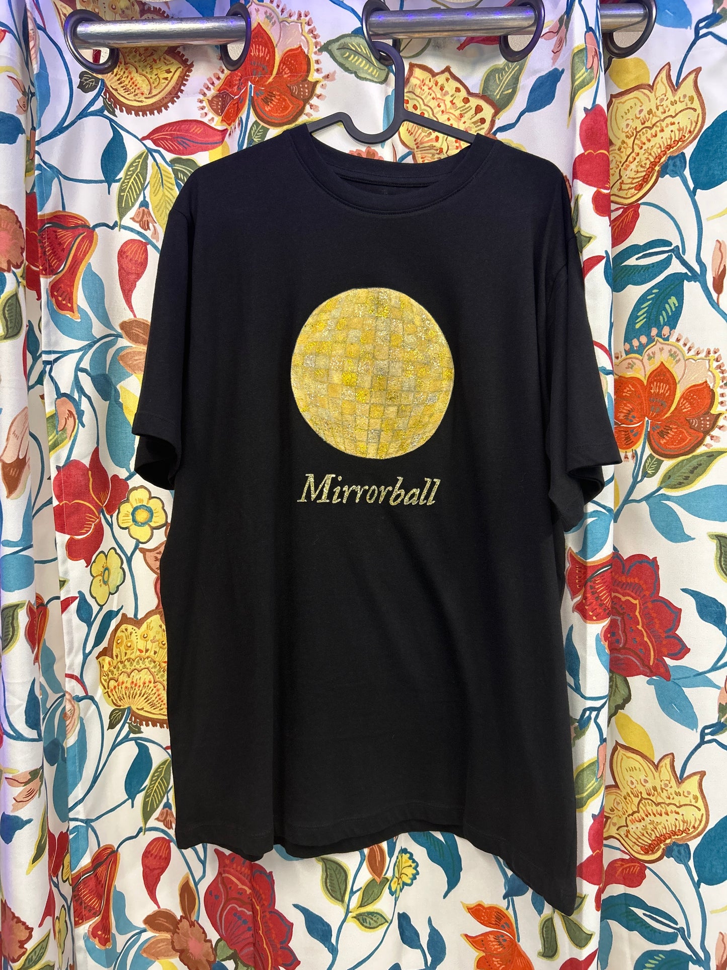 Taylor Swift Mirrorball Folklore Inspired Handpainted Cotton T-shirt