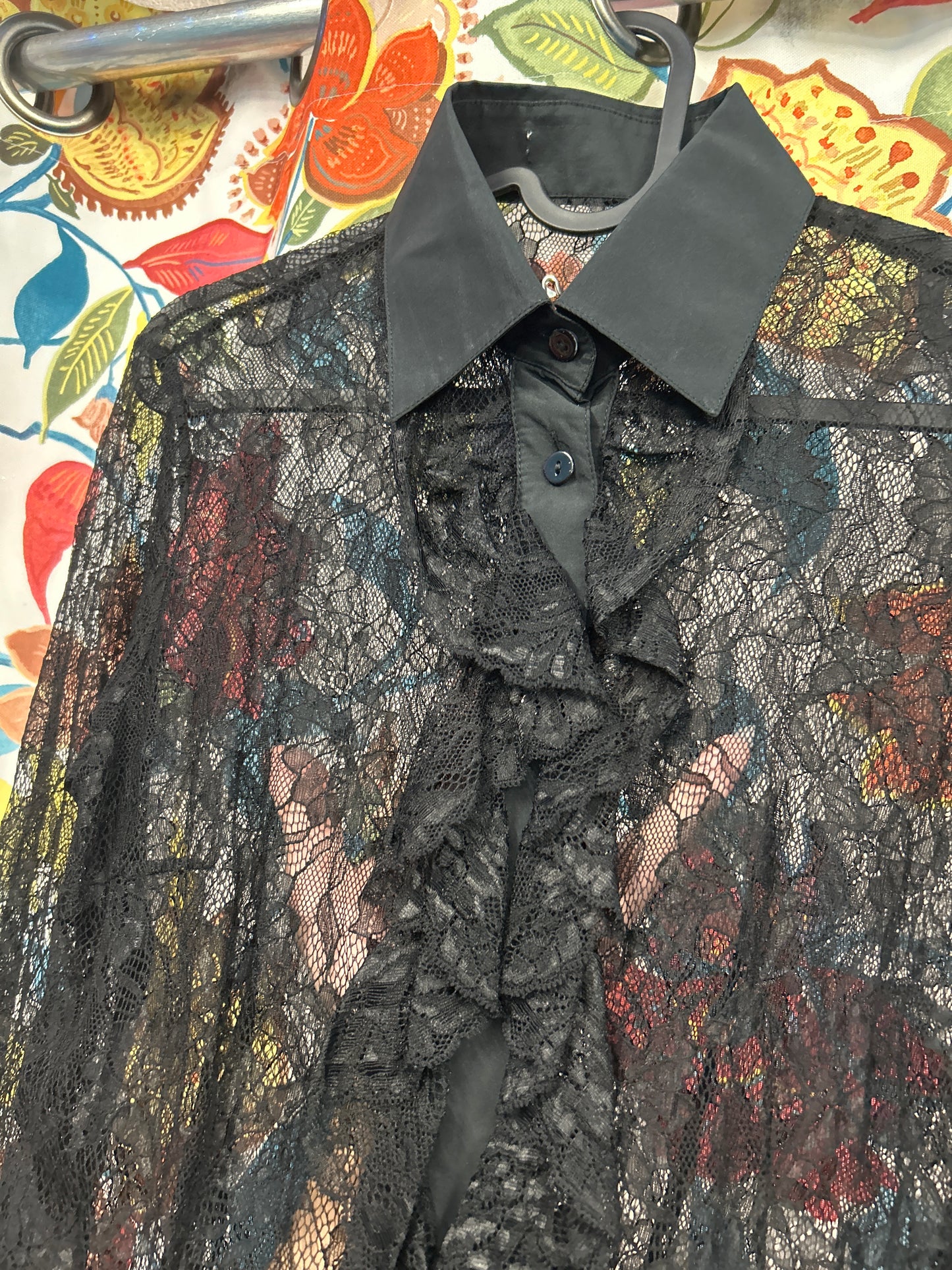 Black Lace Shirt