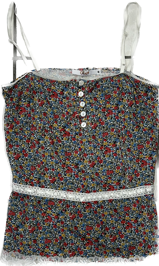 Cotton Floral Patterned Top