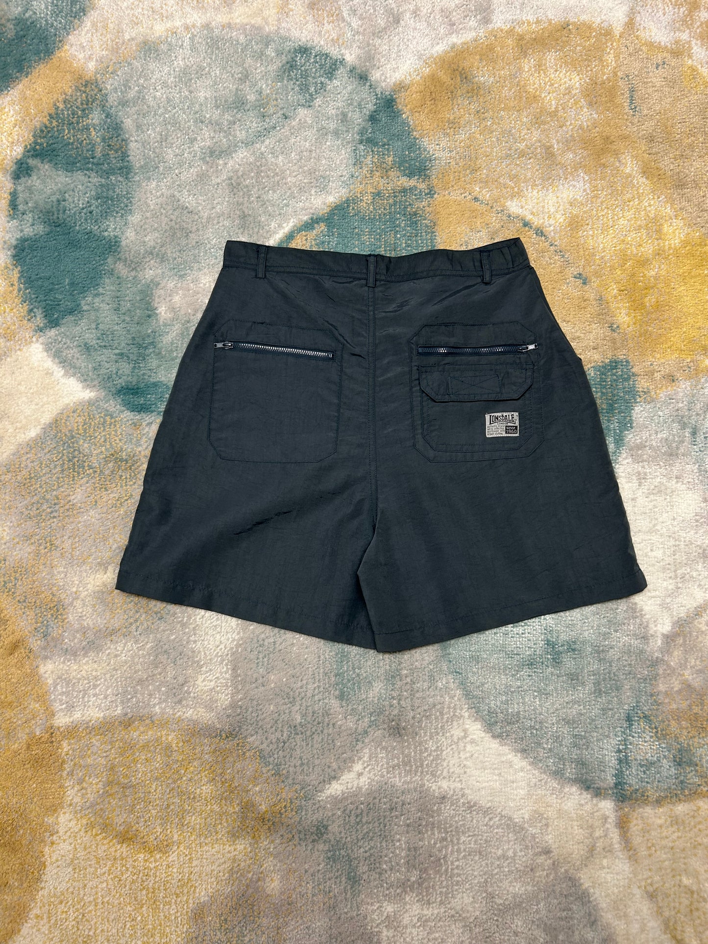 Lonsdale grey blue lightweight shorts