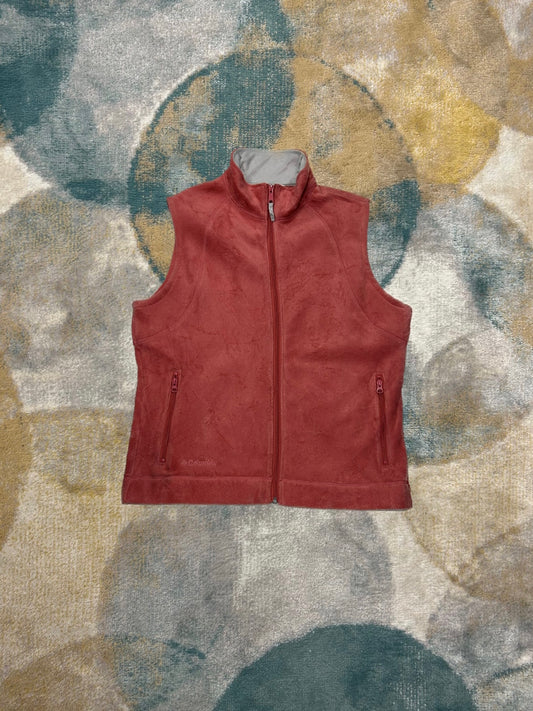Columbia Watermelon Pink Fleece Vest