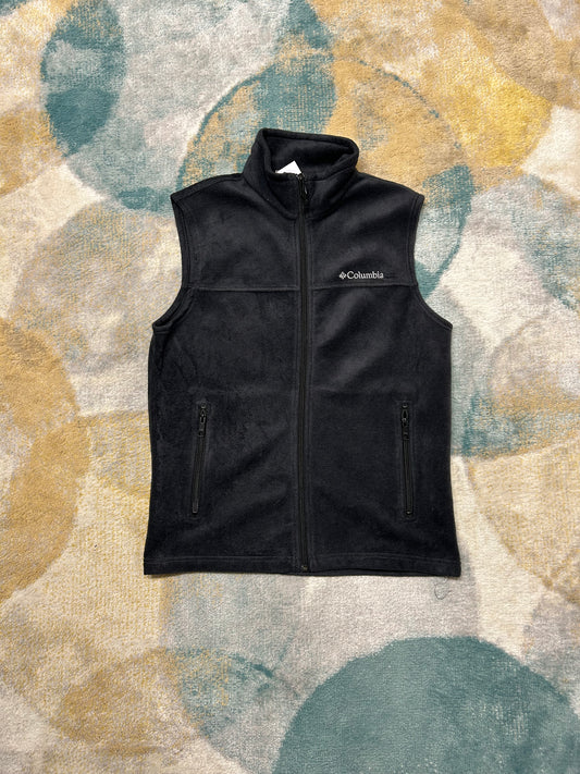 Columbia black fleece vest