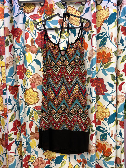Patterned colorful dress