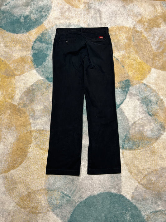 Dickies Black High-Waist Wide Leg Pants