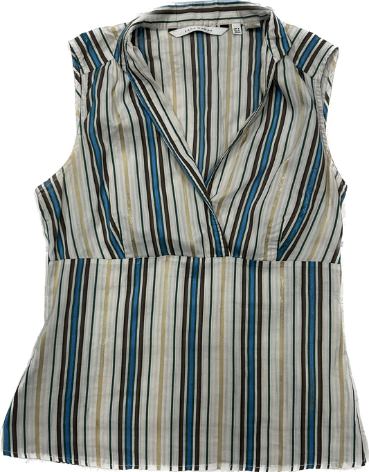 Retro Zara Stripe Sleeveless Shirt