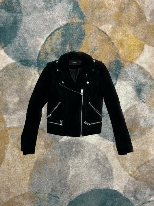 Vero Moda Biker Cropped Leather Jacket