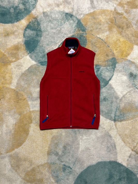 Patagonia retro red fleece vest