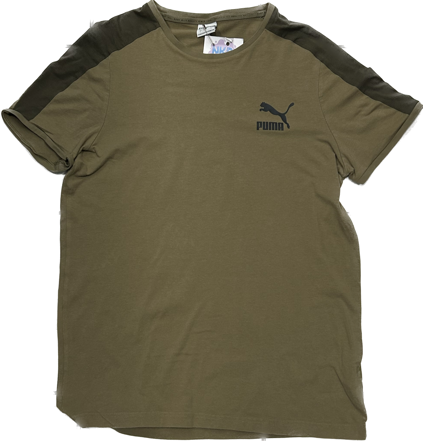 Puma Brown Cotton T-Shirt