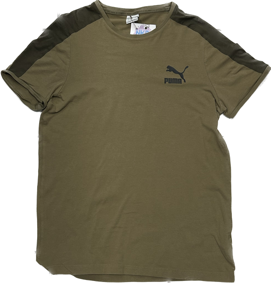 Puma Brown Cotton T-Shirt