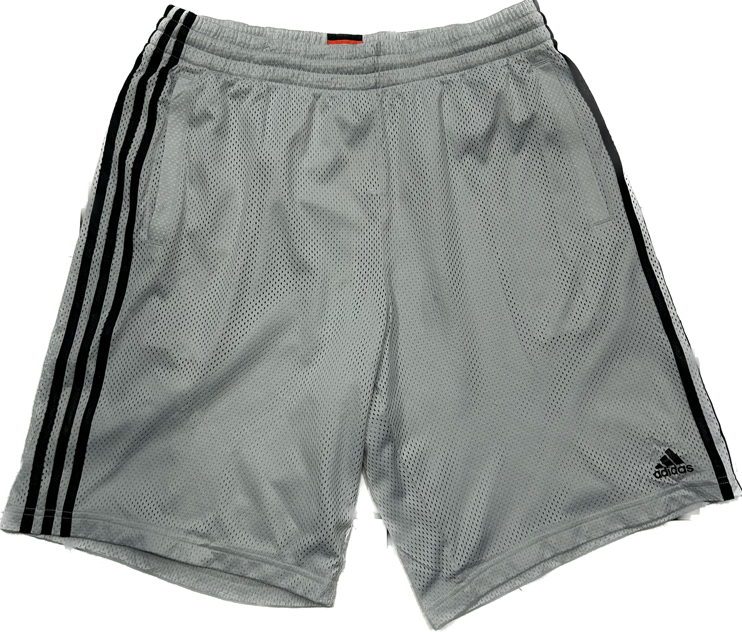 Adidas Grey and Black Basketball Shorts