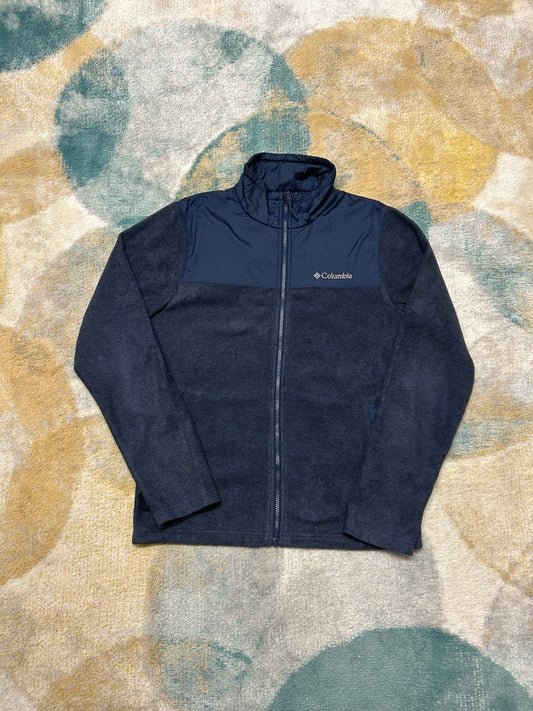 Columbia dark blue fleece jacket