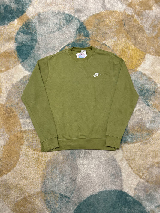 Nike light green Crewneck with fleece interior