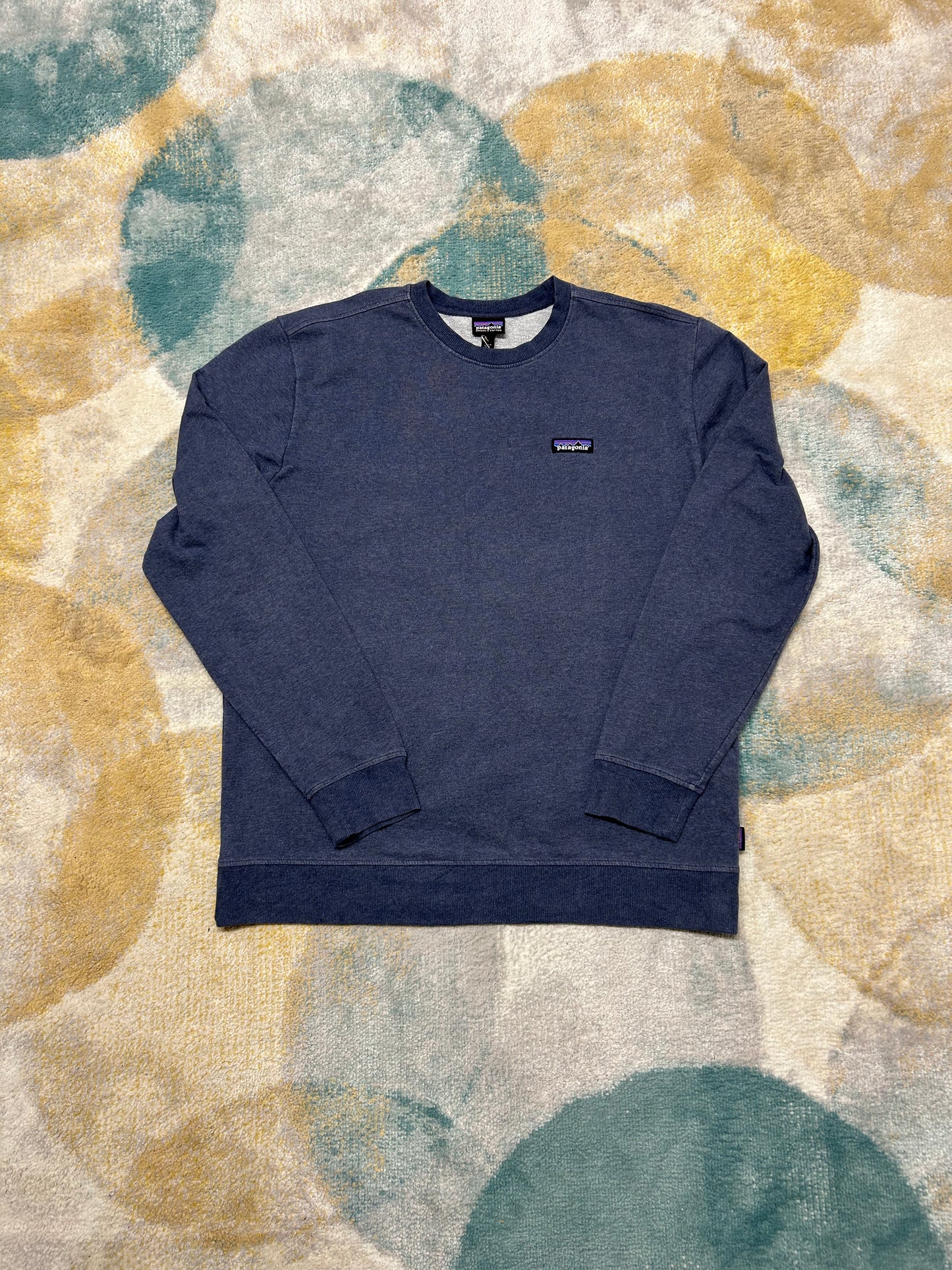 Patagonia dark blue organic cotton crewneck