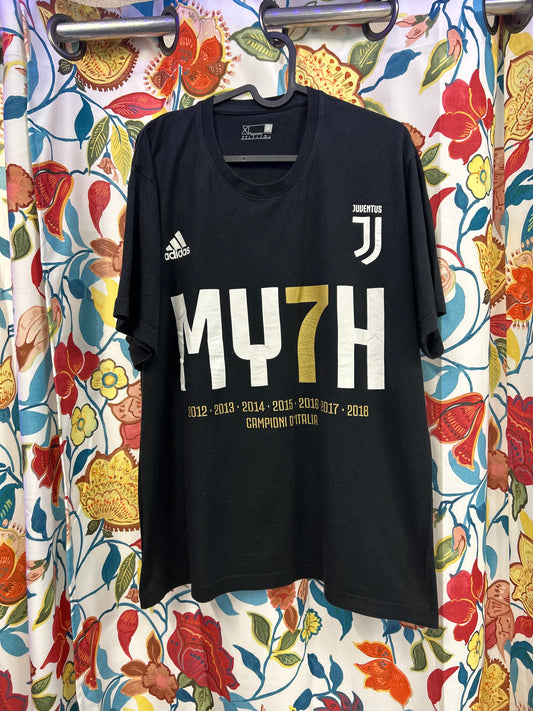 Adidas Juventus black cotton t-shirt