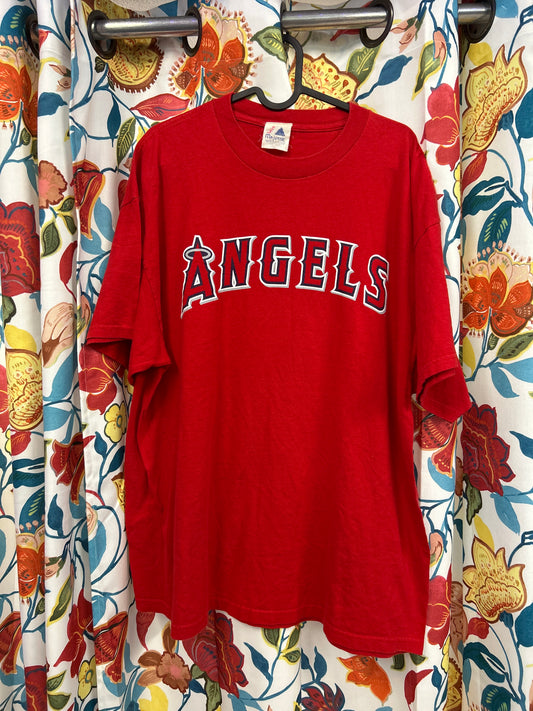 Majestic Anderson red Cotton T-shirt