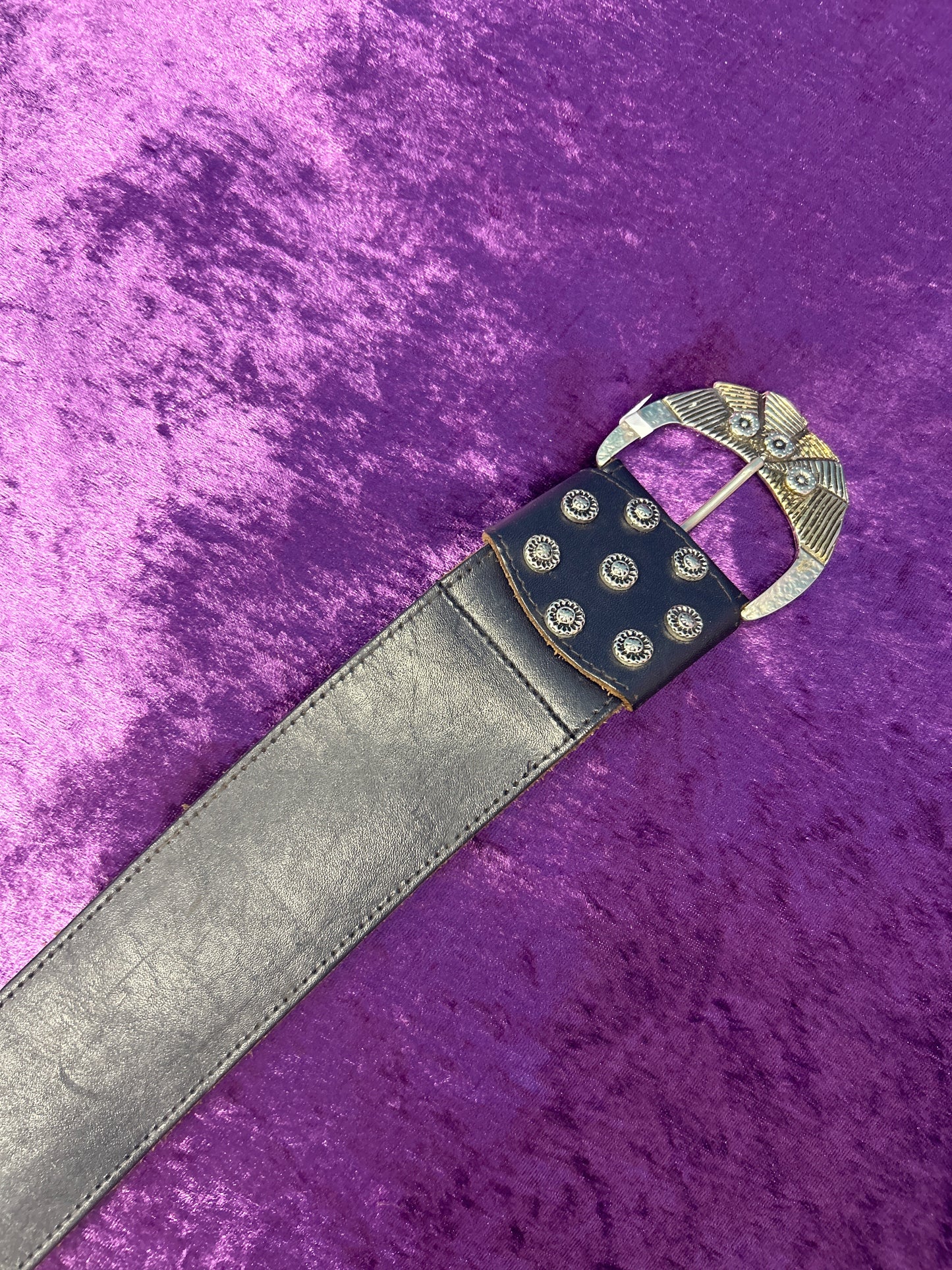 Black Leather Big Belt