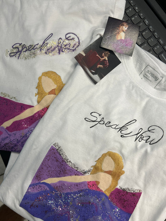 Taylor Swift 'Speak Now' Hand-painted Tshirt