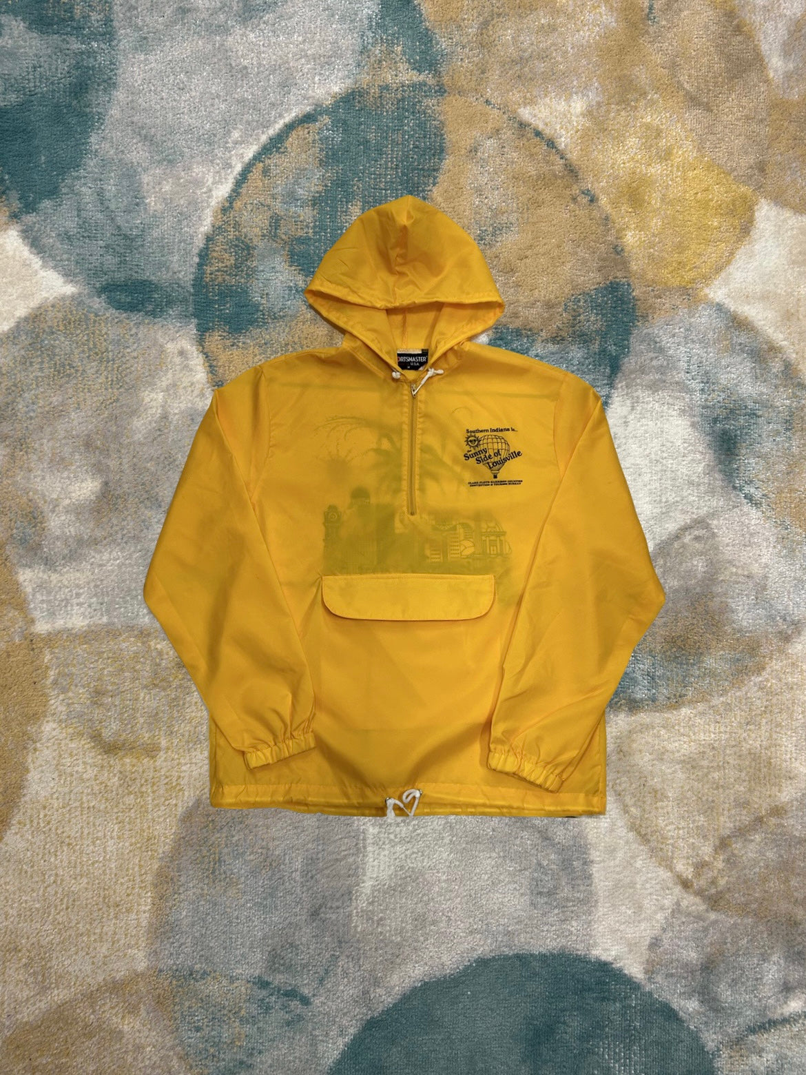 Yellow USA Opaque Indiana Windbreaker