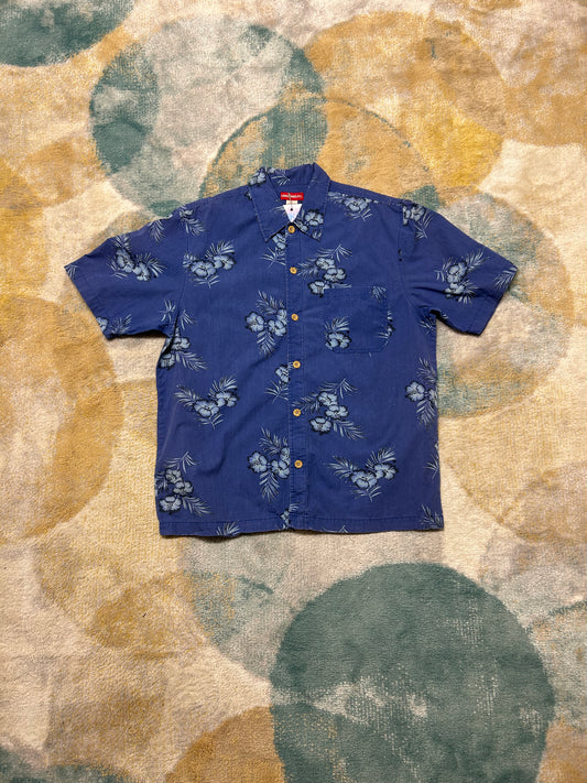 Blue floral shirt