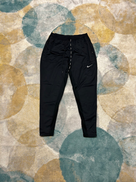 Nike Black running DriFit Trackpants